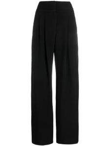 IRO pantalon ample à détails plissés - Noir