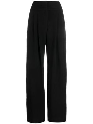 IRO pantalon ample à détails plissés - Noir