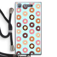 Donuts: Sony Xperia XZ1 Transparant Hoesje met koord