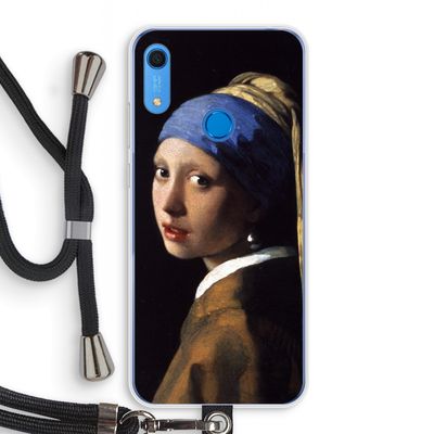 The Pearl Earring: Huawei Y6s Transparant Hoesje met koord