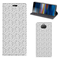 Sony Xperia 10 Hoesje met Magneet Stripes Dots