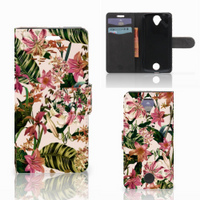 Acer Liquid Z330 Hoesje Flowers - thumbnail