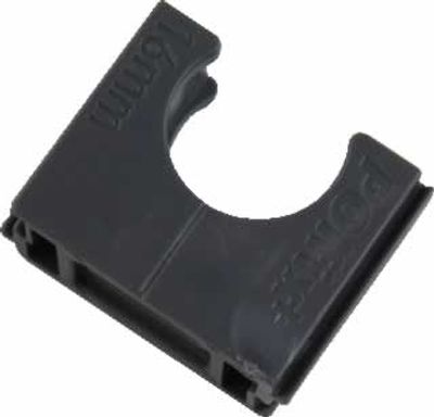 Polfix klembeugel 16mm grijs doos 150 stuks