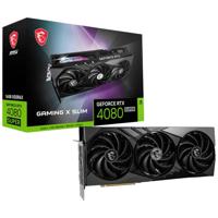 MSI Nvidia GeForce RTX 4080 Super Videokaart GAMING X SLIM 16 GB GDDR6X-RAM PCIe x16 DisplayPort, HDMI NVIDIA G-Sync - thumbnail