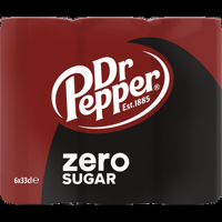 Dr Pepper Zero Sugar 6 x 33 cl bij Jumbo Dr Pepper Zero Sugar 6 x 33 cl bij Jumbo