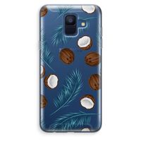 Kokosnoot roze: Samsung Galaxy A6 (2018) Transparant Hoesje