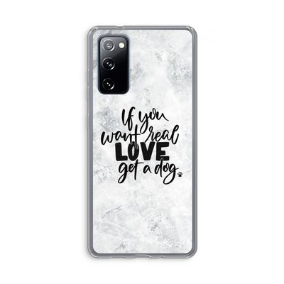 Partner in crime: Samsung Galaxy S20 FE / S20 FE 5G Transparant Hoesje