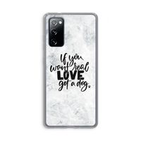 Partner in crime: Samsung Galaxy S20 FE / S20 FE 5G Transparant Hoesje
