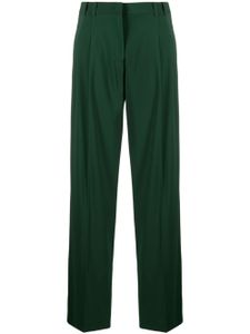 Patrizia Pepe pantalon en crêpe à coupe droite - Vert