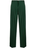 Patrizia Pepe pantalon en crêpe à coupe droite - Vert