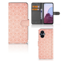 OPPO Reno 8 Lite | OnePlus Nord N20 Telefoon Hoesje Pattern Orange