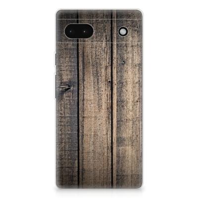Google Pixel 6A | Bumper Hoesje | Steigerhout