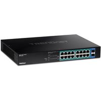 Trendnet TPE-TG182 netwerk-switch Gigabit Ethernet (10/100/1000) Power over Ethernet (PoE) 1U Zwart