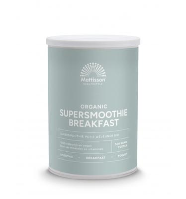Organic supersmoothie breakfast bio
