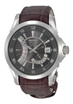 Horlogeband Seiko 5D44 0AD0 / SRH009P1 XS Leder Bruin 21mm