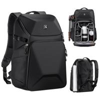 K&F Concept camera rugzak 20L KF13.144 zwart met hardshell bescherming