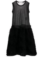Comme Des Garçons Girl robe évasée à design sans manches - Noir