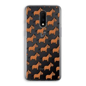 Pony: OnePlus 7 Transparant Hoesje