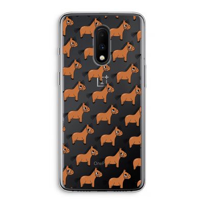 Pony: OnePlus 7 Transparant Hoesje
