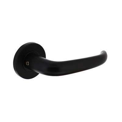 Intersteel Deurkruk Sabel op rozet - aluminium/zwart