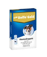 Bolfo Gold Vlooiendruppels Hond - 4 tot 10 kg - 100 mg 2 pipetten