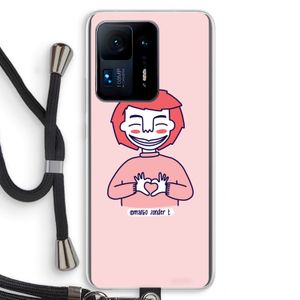 Hartje: Xiaomi Mi Mix 4 Transparant Hoesje met koord