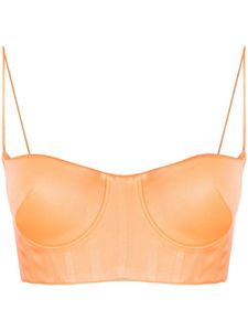 Alex Perry haut-bustier à coupe courte - Rose