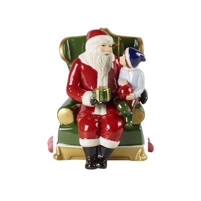 Villeroy & Boch Christmas Toys Kerstman op stoel Villeroy & Boch Christmas Toys Kerstman op stoel