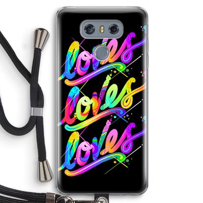 Loves: LG G6 Transparant Hoesje met koord
