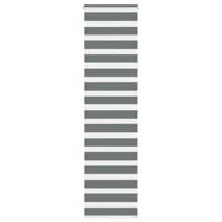 VidaXL Zebra rolgordijn 60x200 cm stofbreedte donkergrijs 55,9 cm