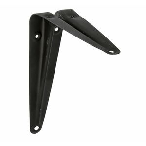 AMIG Plankdrager/planksteun van metaal - gelakt zwart - 150 x 125 mm