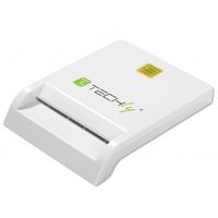 Techly Compact /Writer USB2.0 White I-CARD CAM-USB2TY smart card reader Binnen Wit - thumbnail