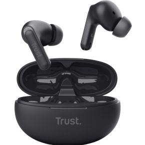 Trust Yavi Headset True Wireless Stereo (TWS) In-ear Oproepen/muziek USB Type-C Bluetooth Zwart