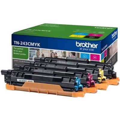 BROTHER 4 Toner Pack - Originele verbruiksartikelen (TN-243CMYK)