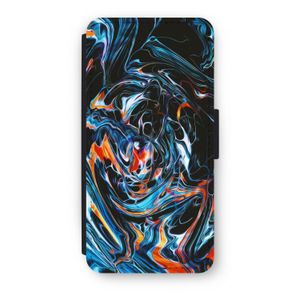 Black Unicorn: iPhone 7 Flip Hoesje