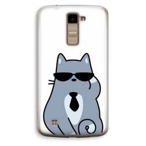 Cool cat: LG K10 (2016) Transparant Hoesje