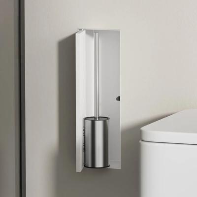 Toiletborstelset SaniClear Hide | Inbouw | Mat wit