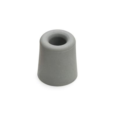 DX deurbuffer conisch - rubber - hoogte 24 mm - grijs