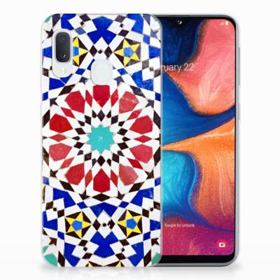 Samsung Galaxy A20e | TPU | Siliconen hoesje | Mozaïek