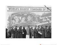 Kunstdruk Time Life World&apos;s Highest Standard of Living 40x50cm