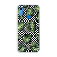 Geometrische jungle: Huawei Y6s Transparant Hoesje