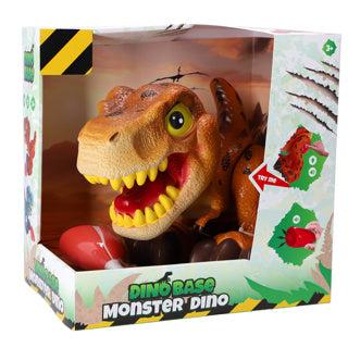 Dino Base Dinobase functie dino bruin groot