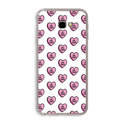 GIRL POWER: Samsung Galaxy J4 Plus Transparant Hoesje