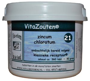 Vitazouten Nr. 21 Zincum Chloratum Muriaticum 360st