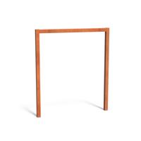 Pergola U-VORM corten 220 x h. 250 cm