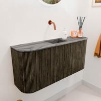 Toiletmeubel Mondiaz Joya Dlux | 93.2 cm | Meubelkleur Shadow | Faye wastafel Sombra Wasbak Midden | Zonder kraangat(en) Toiletmeubel Mondiaz Joya Dlux | 93.2 cm | Meubelkleur Shadow | Faye wastafel Sombra Wasbak Midden | Zonder kraangat(en)