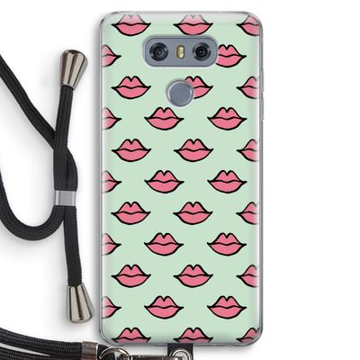 Lipjes: LG G6 Transparant Hoesje met koord