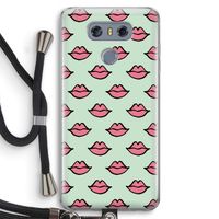 Lipjes: LG G6 Transparant Hoesje met koord