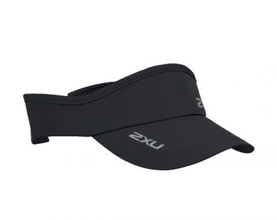 2XU Run Visor zonneklep zwart 2XU Run Visor zonneklep zwart