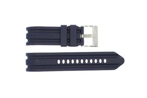 Horlogeband Nautica A15606G / A15578G Rubber Blauw 24mm